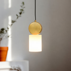 Imitation Marble Hanging Lamp Long - Open - Box