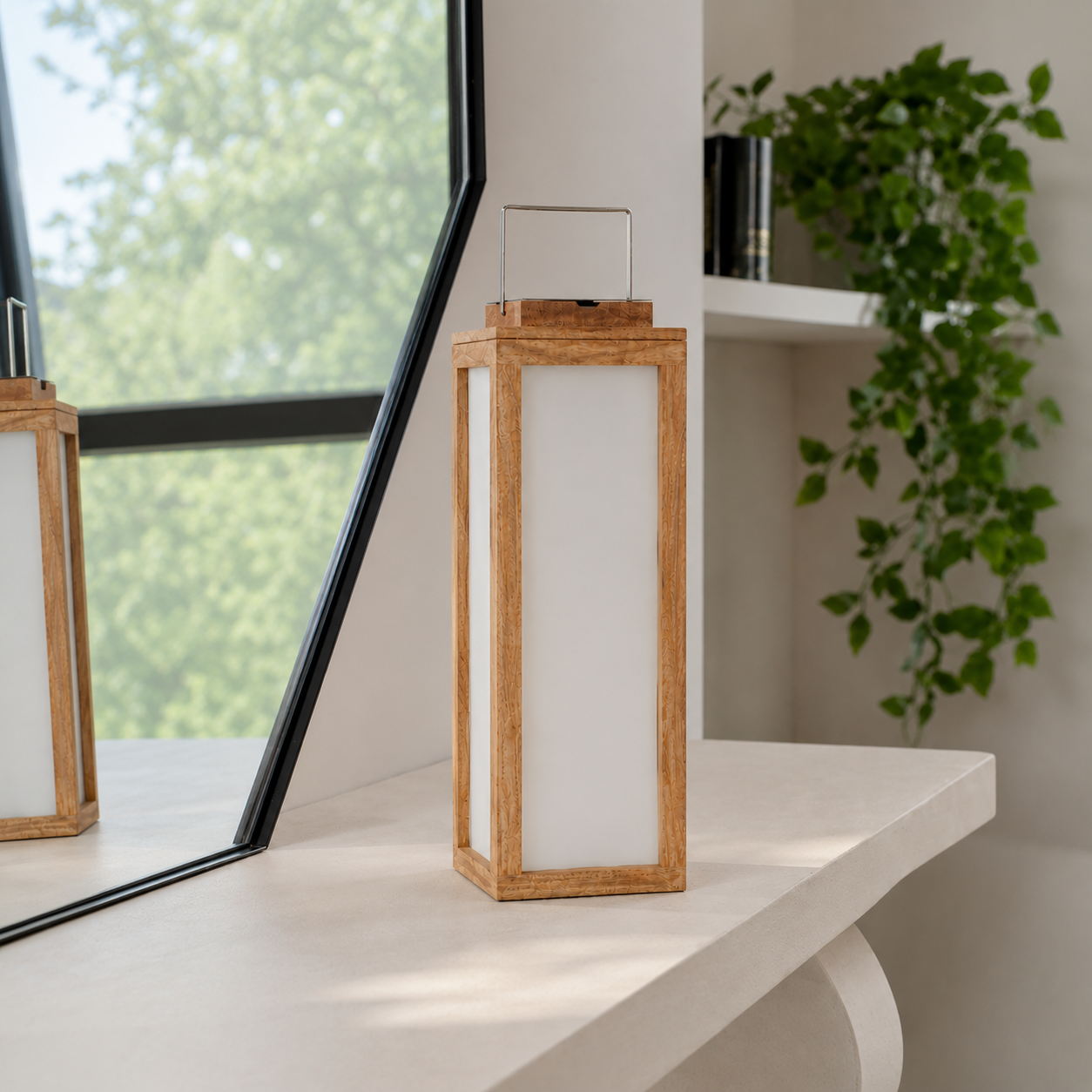 Jabillo Wooden Lantern Large