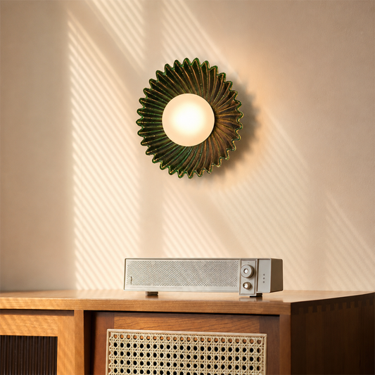 Kinzu Metal Wall Light - Green