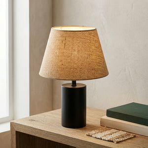 Linen Fabric Barrel Lamp shade - Beige