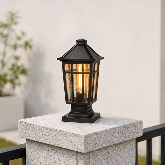 Lodge Birdcage Outdoor Gate Lamp