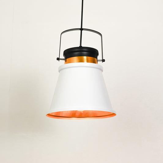 Modern Style Conical Shape Metal Hanging Lamp