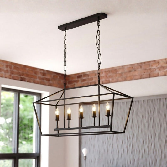Nocholas 5-Light Industrial Chandelier