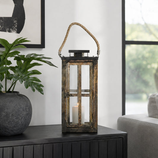 Ozigo Wooden Lantern - Medium