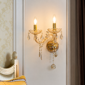 Palais 2-Light Wall Sconce - Amber