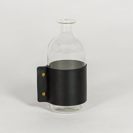 poppy glass vase medium white background