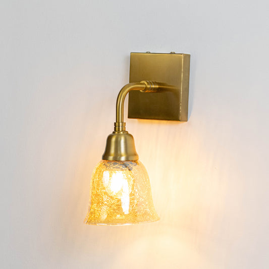 Relic Antique Elbow Wall Light - Glass Shade