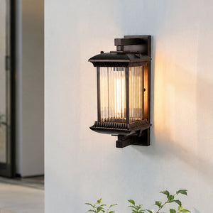 Retro Rectangular Outdoor Wall Light