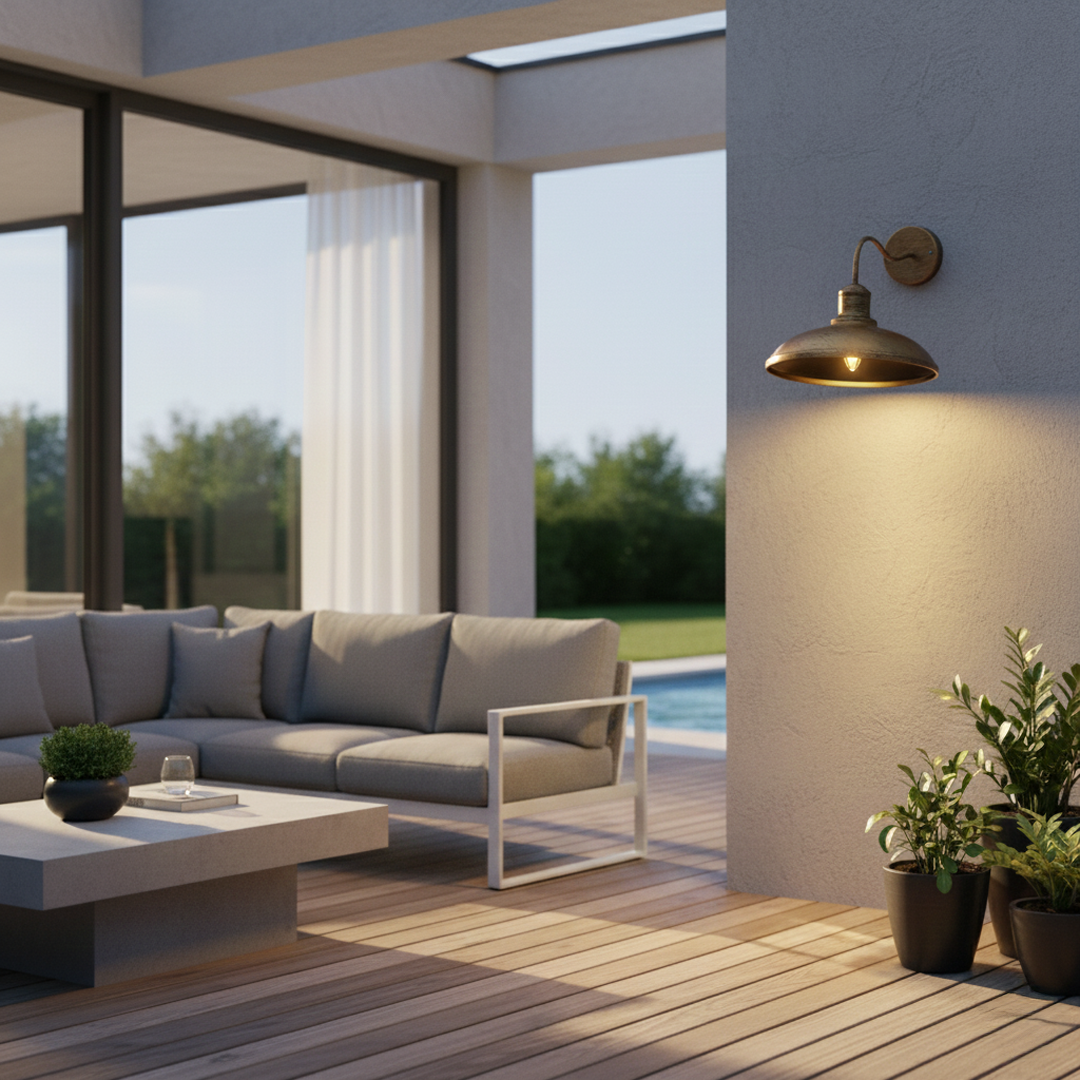 retro wand outdoor wall light main lifestyle