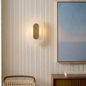 Selenite Wall Light