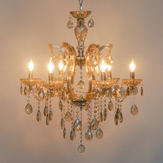 Marchese 6-Light Crystal Chandelier - Chrome