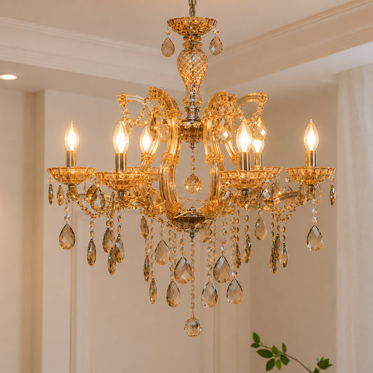 Marchese 6-Light Crystal Chandelier - Chrome