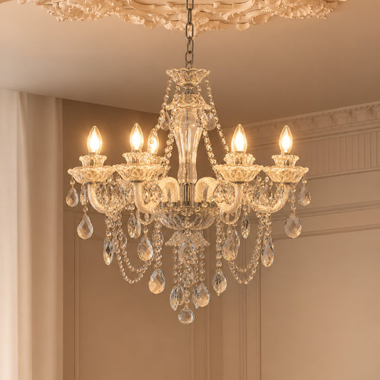 Silvarra 6-Light Crystal Chandelier