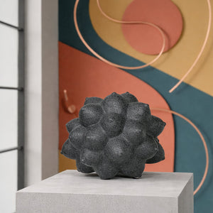 Succulent Ceramic Sculpture - Black