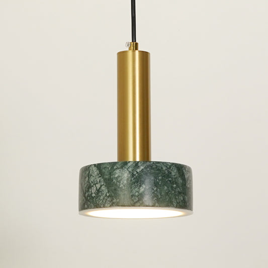 Tiered Marble Hanging Light - Green