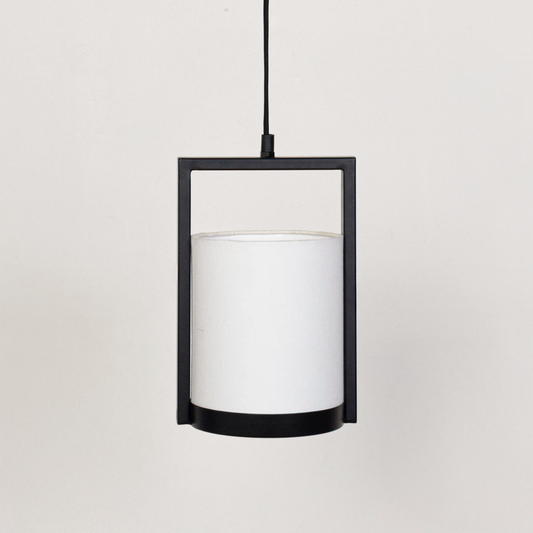toby hanging light light off white background