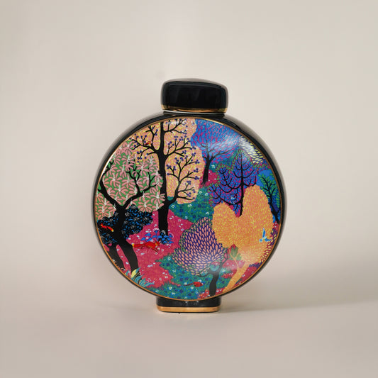 Tongass Decorative Ceramic Temple & Ginger Jar - Large