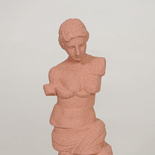 venus de milo ceramic sculpture closeup