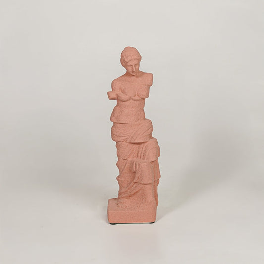venus de milo ceramic sculpture white background