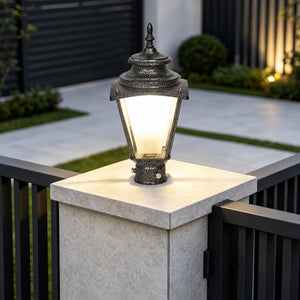 Verona Antique Outdoor Column Light