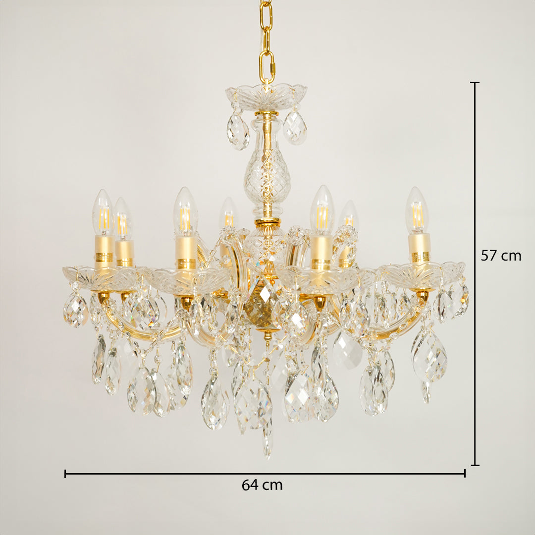 Versailles 8-Light Candle Style Chandelier