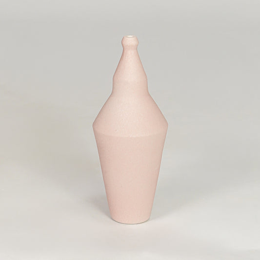 Vox Bottleneck Ceramic Vase - Pink