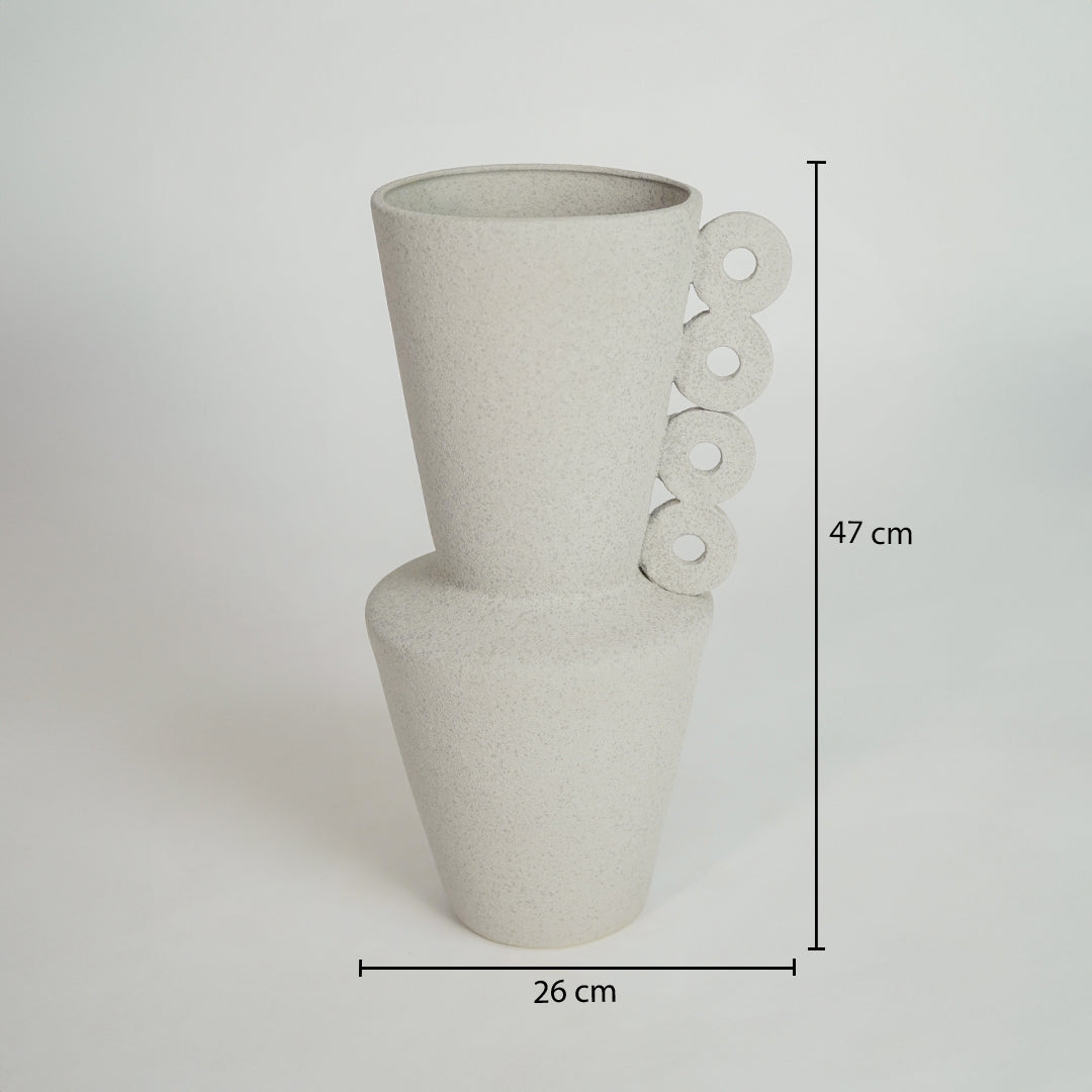 White Pot Ceramic Vase