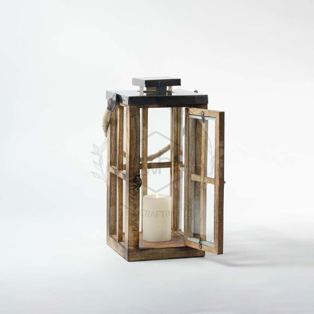 Ozigo Wooden Lantern Medium