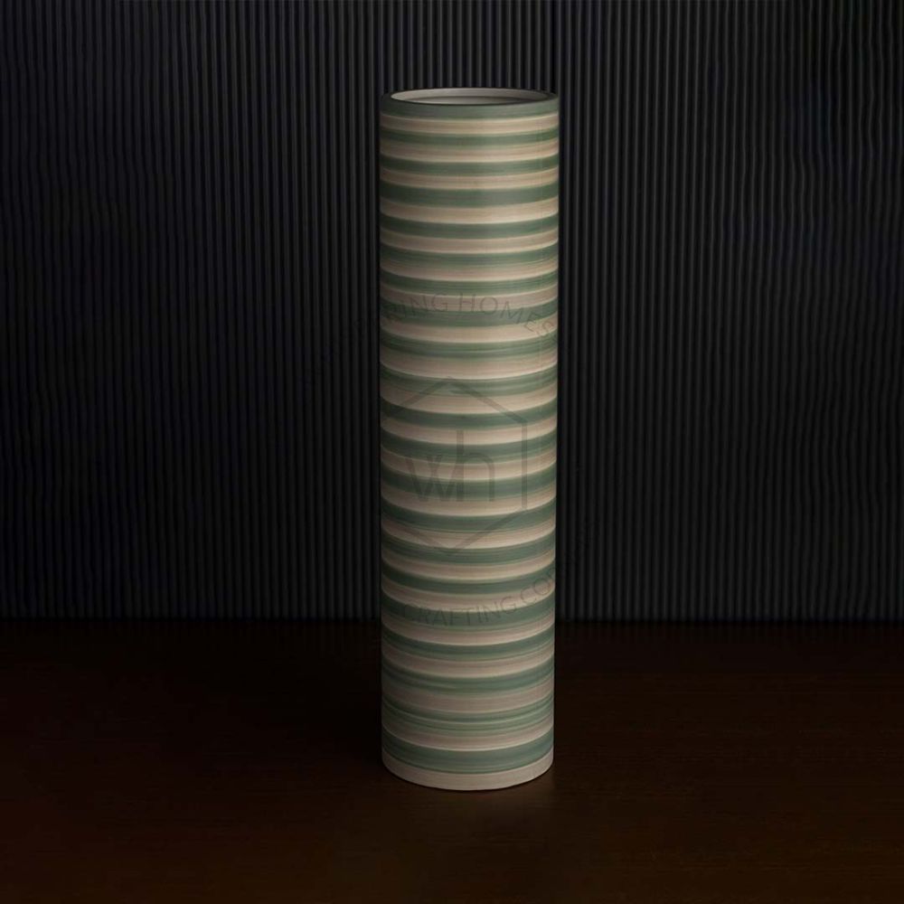 Masih Ceramic Floor Vase - Green