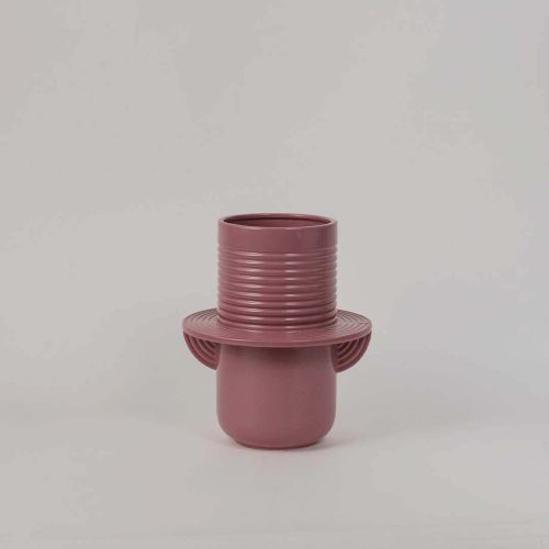 Iola Pink Ceramic Flower Vase