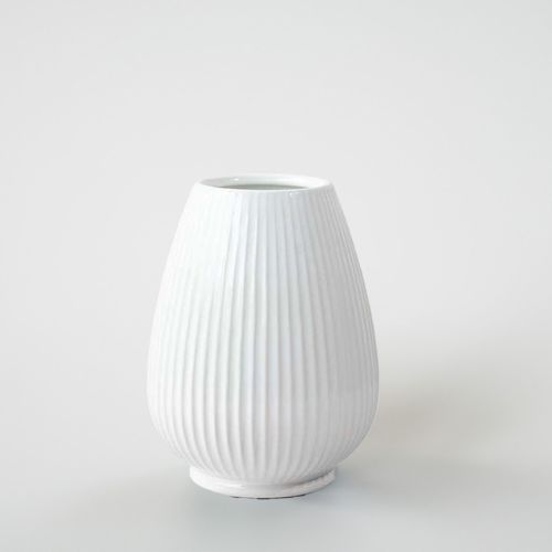 Rigel Ceramic Vase - White