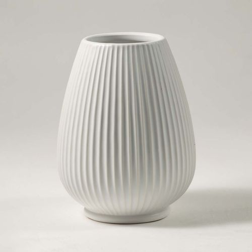 Rigel Ceramic Vase Small - White