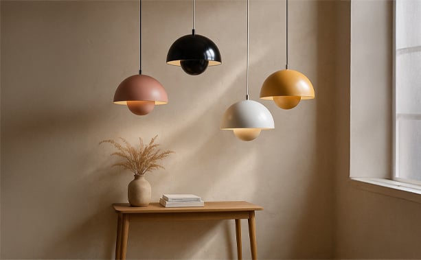 Hanging light trends 2026 with modern pendant designs and stylish home lighting inspiration.