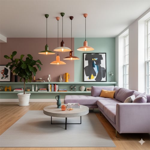 Artistic pendant lamp ideas for bold interiors with modern lighting and creative home decor inspiration.