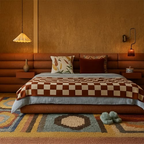 Mix modern and vintage decor ideas with stylish bedroom setup and balanced home styling inspiration.
