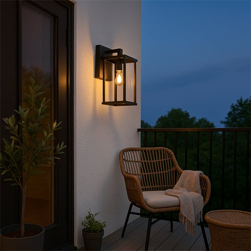 Porch light safety guide with outdoor lighting setup and secure home exterior decor inspiration.
