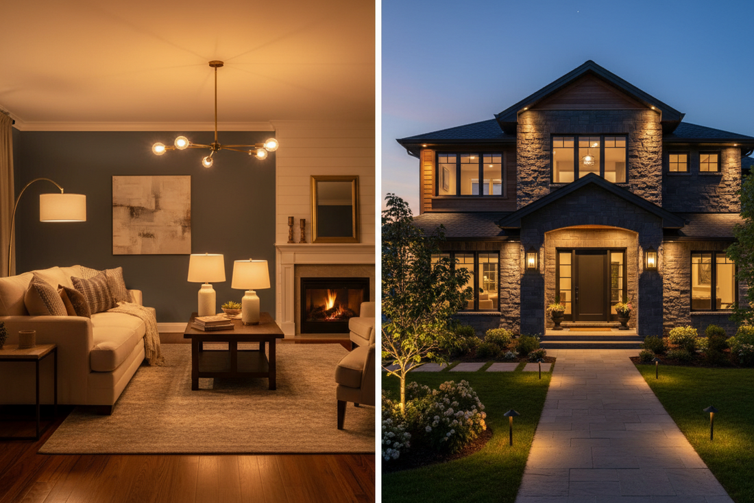 Indoor vs. Outdoor Lighting: How to Choose the Right Fixtures