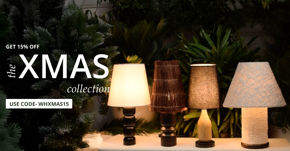 Christmas collection with festive lamps lights and decor items perfect for holiday home decoration inspiration.