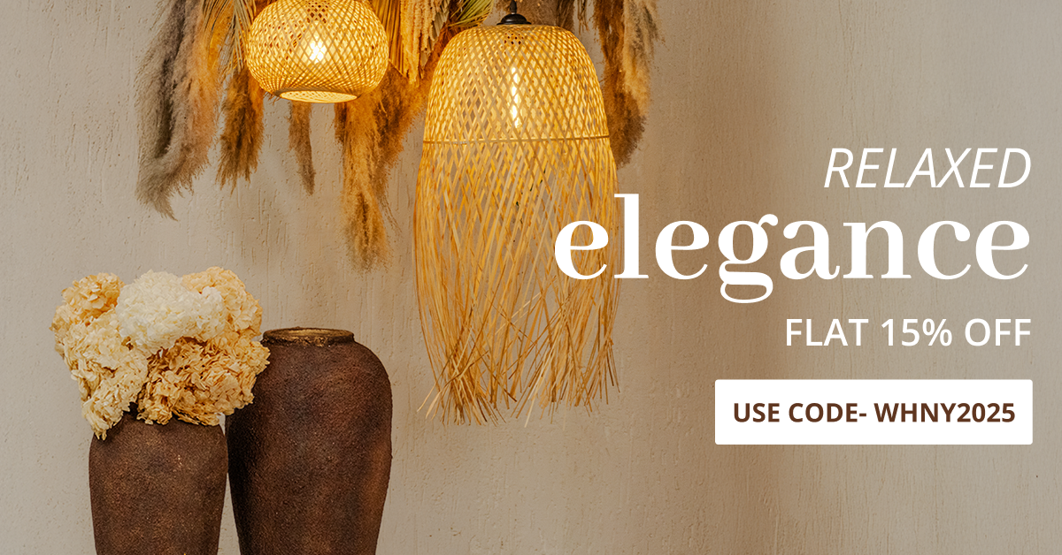 New year sale on home decor lighting lamps and accessories perfect for festive shopping and interior decoration.