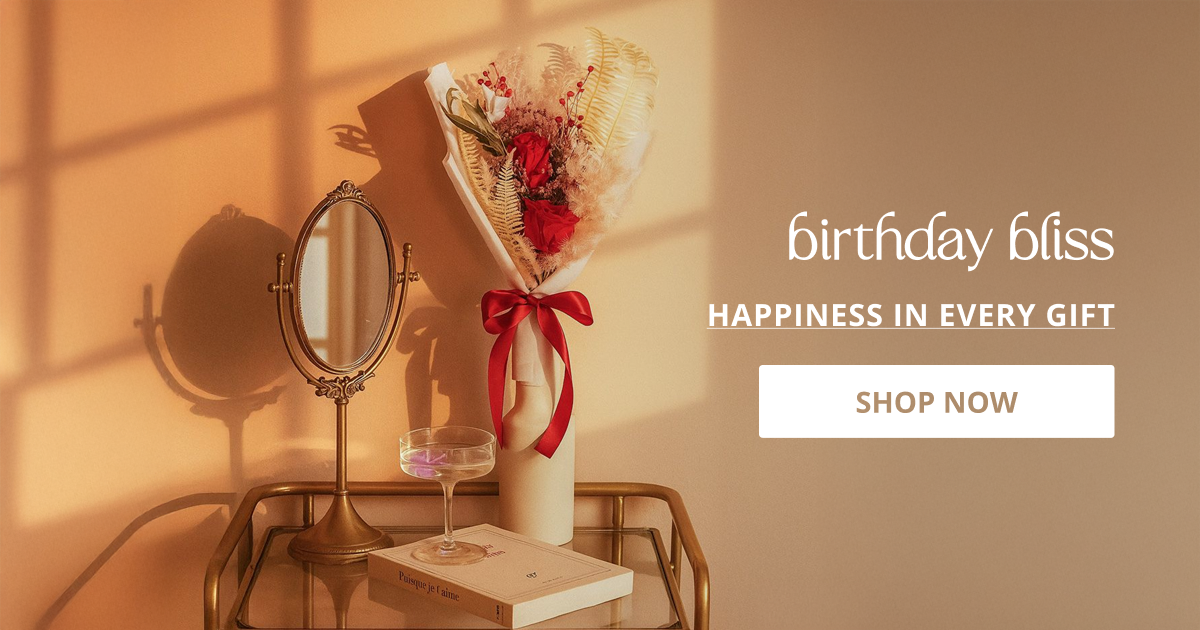 Birthday decor styled with flowers and table setup creating cheerful elegant ambiance for special celebrations.