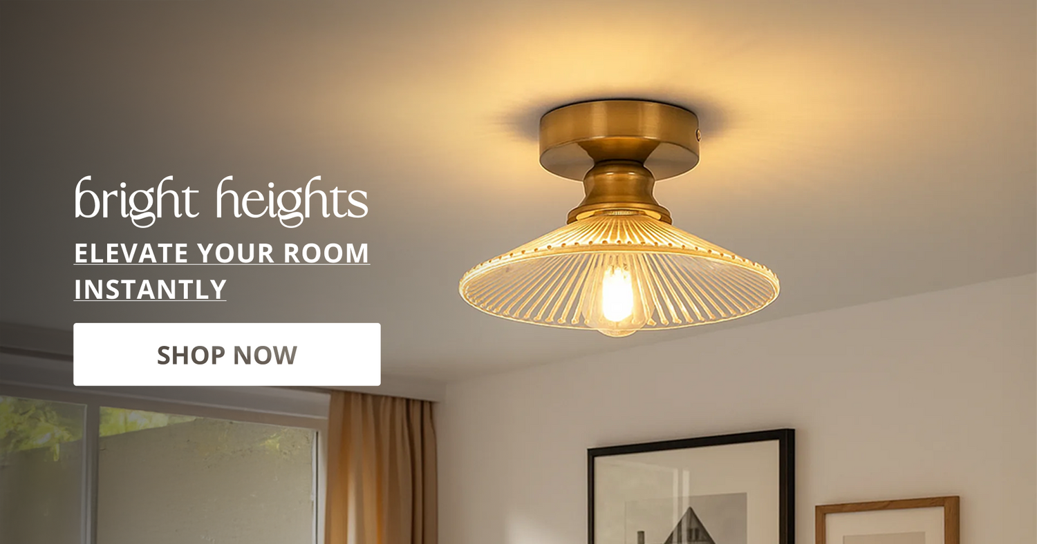 Elegant ceiling lights with modern metal design providing warm ambient lighting for stylish home interior decor.