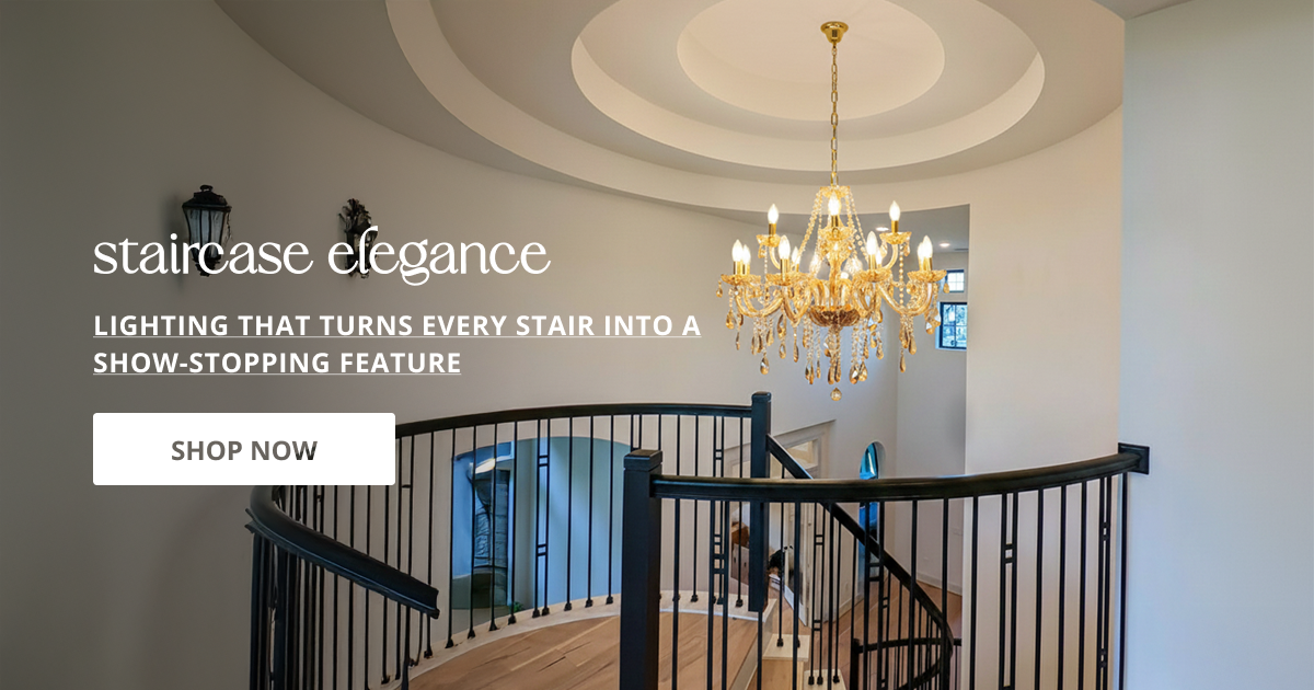 Chandelier for staircase with tall ceiling design creating stylish lighting for stair area and luxury home decor.