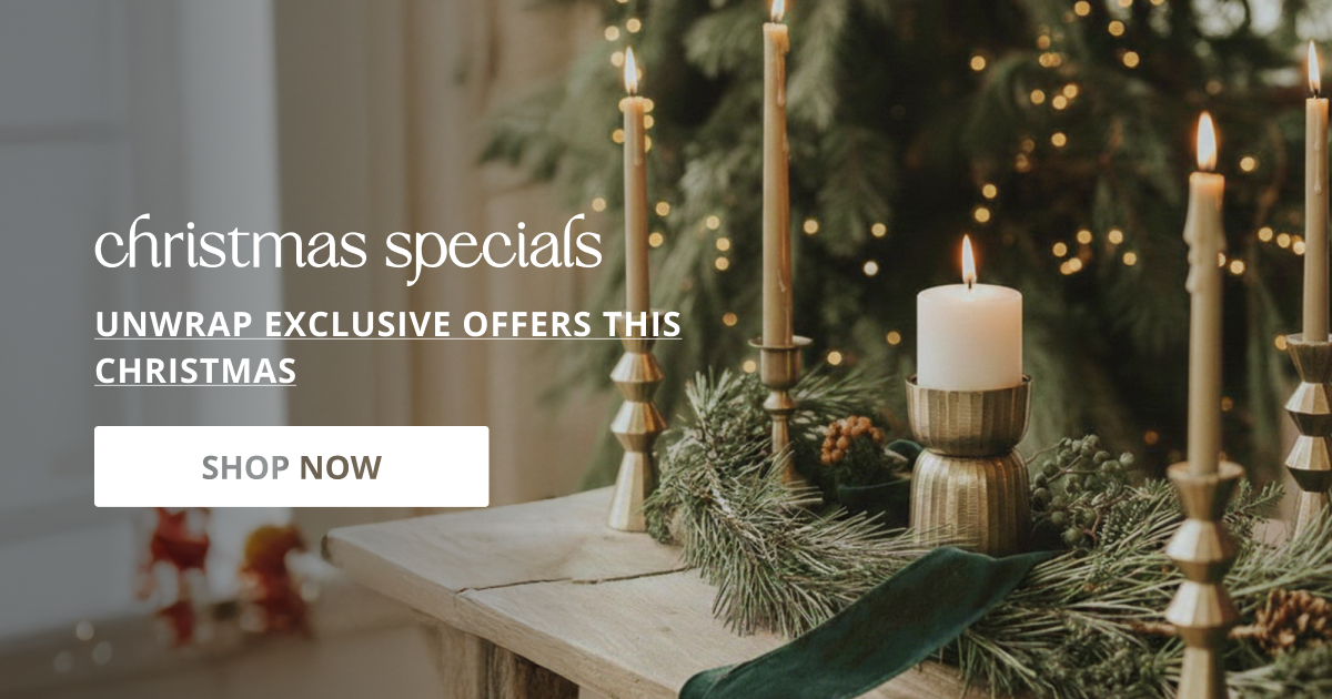 Christmas lookbook with festive candles lights and decorative accessories perfect for holiday home decor inspiration.