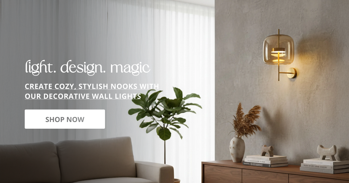 Decorative wall lights with modern stylish design perfect for enhancing wall decor and home interior lighting.