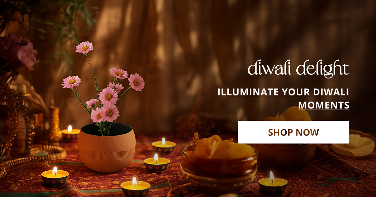 Diwali decor styled with diyas and festive setup creating warm glowing traditional celebration ambiance.