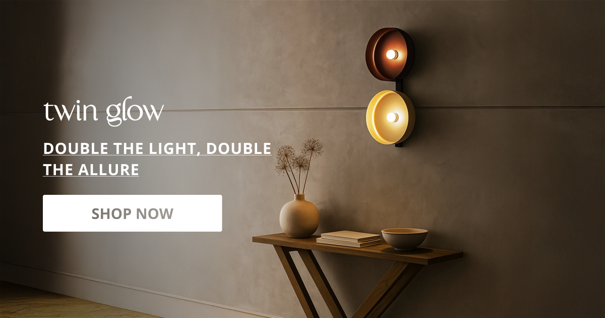 Double wall sconce lights with elegant modern design giving balanced lighting for bedroom living room and home decor.