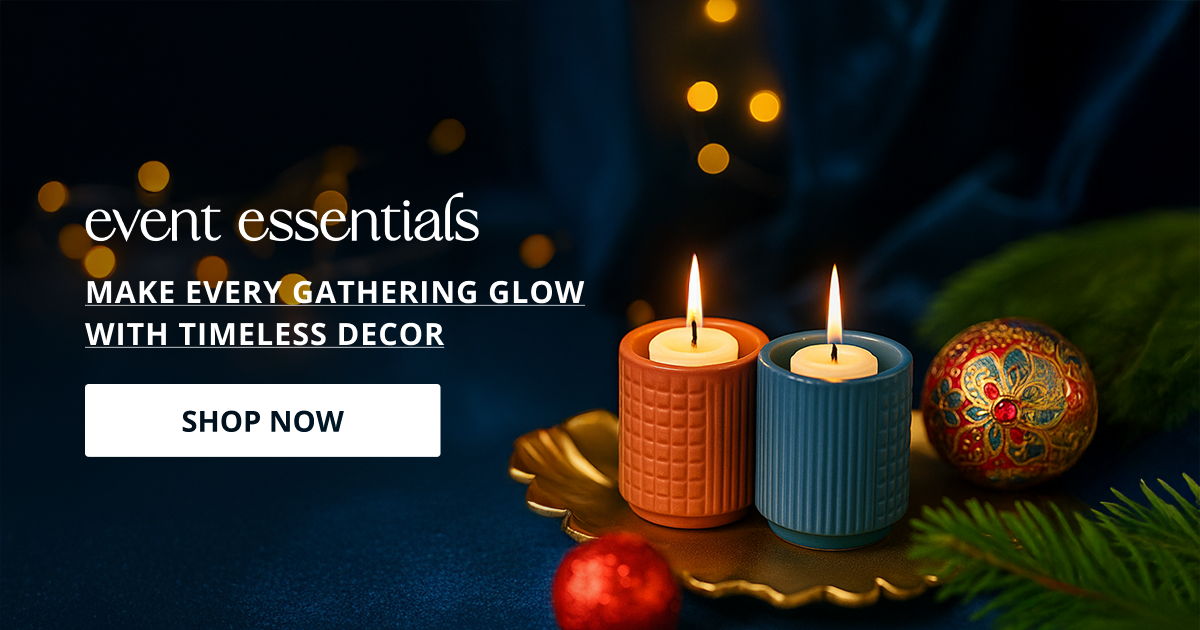 Event decor with candles flowers and festive accessories perfect for celebration setup and stylish home decor ambiance.