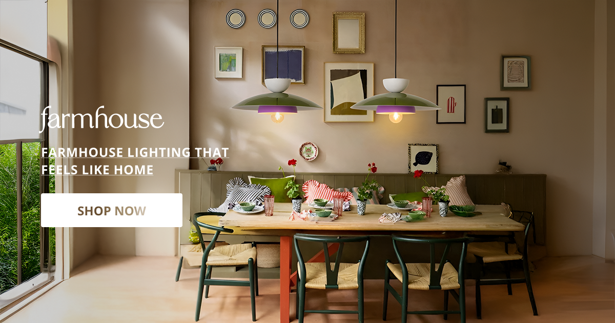 Farmhouse decor style styled with cozy dining space and rustic accents creating warm inviting home interior feel.