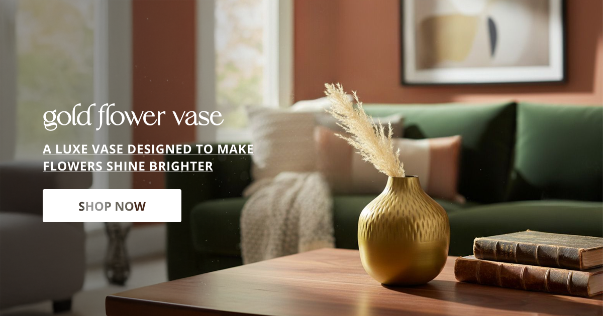 Blue flower vase with modern ceramic design perfect for table styling living room decor and home interior.