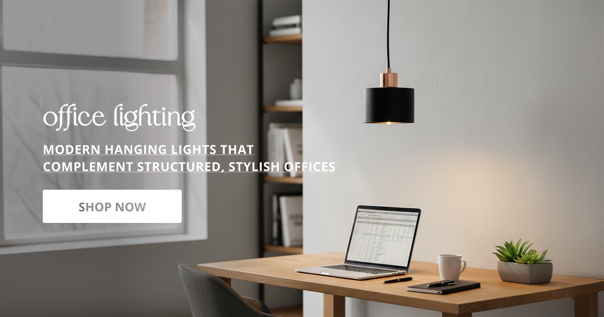 Hanging lights for office with focused modern design perfect for workspace lighting and productive interior decor.